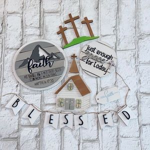 Blessed Tiered Tray Set